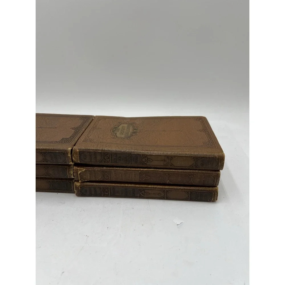 1927 The Pocket University 6 Vol Antique Book Lot Nelson Doubleday Vintage